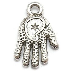 8pcs Hand Charms, palm reader, jewelry‎ making supplies